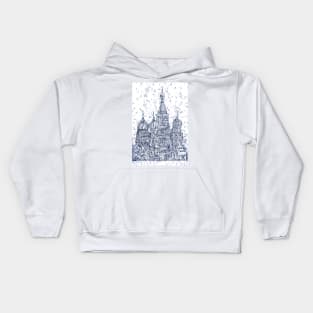 KREMLIN - pencil painting Kids Hoodie